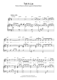 Tell A Lie von Michel Legrand (Download) 
