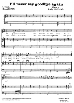 I'll Never Say Goodbye Again von Robert Rupen (Download) 