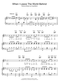 When I Leave The World Behind von Irving Berlin (Download) 