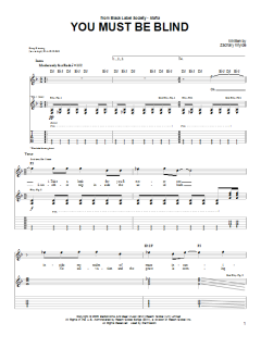 You Must Be Blind von Zakk Wylde (Download) 