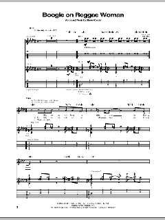 Boogie On Reggae Woman von Stevie Wonder (Download) 