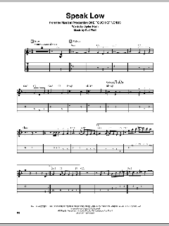 Speak Low von Kurt Weill (Download) 