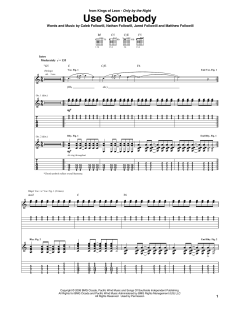 Use Somebody von Kings Of Leon (Download) 