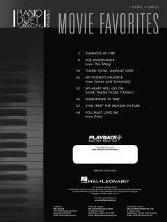 Piano Duet Play-Along Vol. 2: Movie Favorites 
