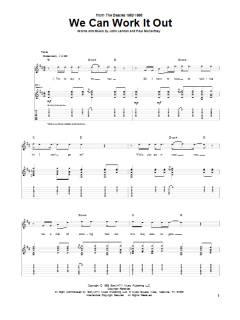 We Can Work It Out von The Beatles (Download) 