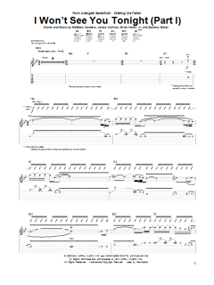 I Won't See You Tonight von Avenged Sevenfold (Download) 
