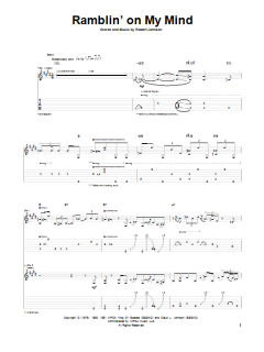 Ramblin' On My Mind von Eric Clapton (Download) 