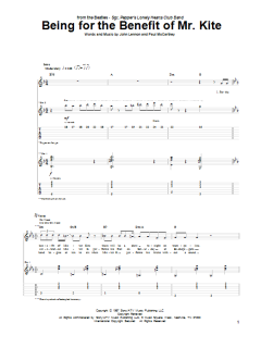 Being For The Benefit Of Mr. Kite von The Beatles (Download) 