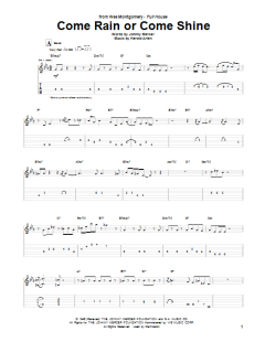 Come Rain Or Come Shine von Harold Arlen (Download) 