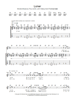 Loner von Black Sabbath (Download) 