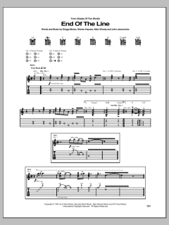 End Of The Line von Gregg Allman (Download) 