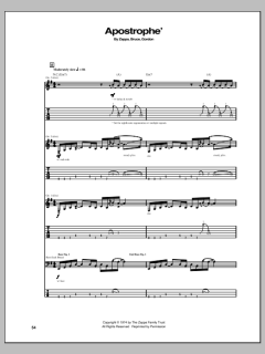 Apostrophe' von Frank Zappa (Download) 