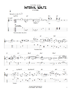Interval Waltz von Pat Metheny (Download) 