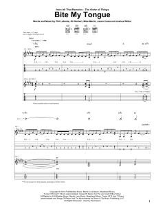 Bite My Tongue von All That Remains (Download) 