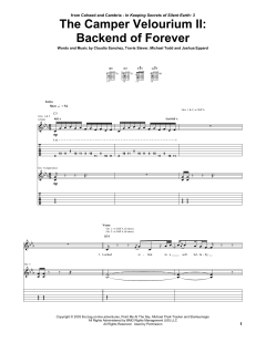 The Camper Velourium II: Backend Of Forever von Coheed And Cambria (Download) 