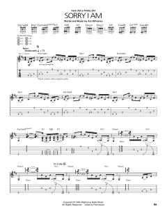 Sorry I Am von Ani DiFranco (Download) 
