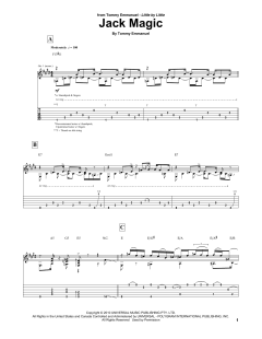 Jack Magic von Tommy Emmanuel (Download) 