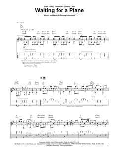 Waiting For A Plane von Tommy Emmanuel (Download) 