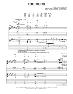 Too Much von Dave Matthews Band (Download) 