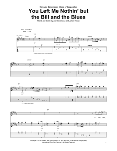 You Left Me Nothin' But The Bill And The Blues von Joe Bonamassa (Download) 