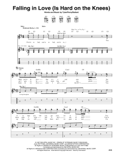Falling In Love (Is Hard On The Knees) von Aerosmith (Download) 