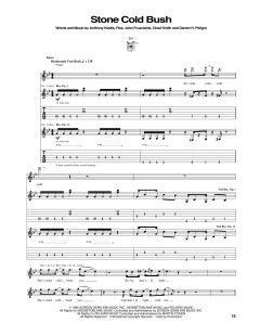 Stone Cold Bush von Red Hot Chili Peppers (Download) 