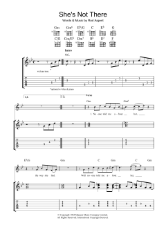 She's Not There von Rod Argent (Download) 