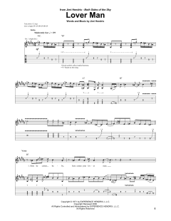 Lover Man von Jimi Hendrix (Download) 