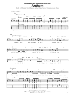 Anthem von Daniel Wagner (Download) 