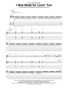 I Was Made For Lovin' You von Kiss (Download) 