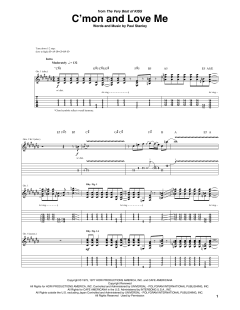 C'mon And Love Me von Kiss (Download) 
