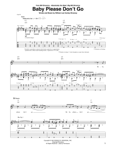 Baby Please Don't Go von Big Bill Broonzy (Download) 