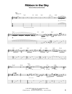 Ribbon In The Sky von Stevie Wonder (Download) 