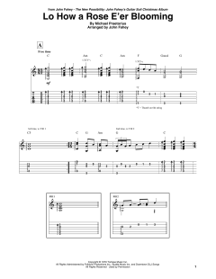 Lo How A Rose E'er Blooming von John Fahey (Download) 