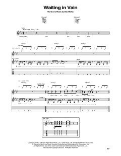 Waiting In Vain von Bob Marley (Download) 