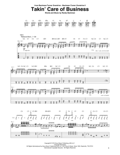 Takin' Care Of Business von Bachman-Turner Overdrive (Download) 