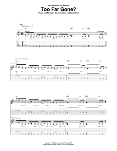Too Far Gone? von Metallica (Download) 