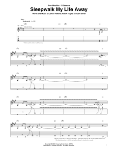 Sleepwalk My Life Away von Metallica (Download) 