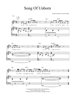 Song Of Unborn von Steven Wilson (Download) 