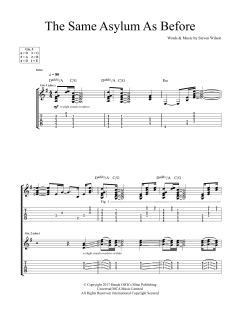 The Same Asylum As Before von Steven Wilson (Download) 