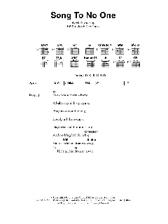 Song To No One von Jeff Buckley (Download) 