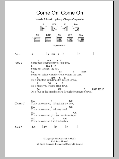 Come On Come On von Mary Chapin Carpenter (Download) 