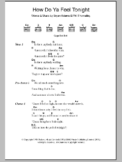 How Do Ya Feel Tonight von Bryan Adams (Download) 