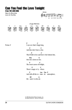 Can You Feel The Love Tonight von Elton John (Download) 