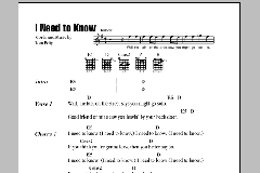 I Need To Know von Tom Petty (Download) 