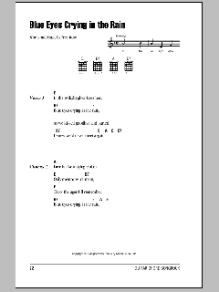 Blue Eyes Crying In The Rain von Elvis Presley (Download) 