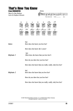 That's How You Know von Amy Adams (Download) 