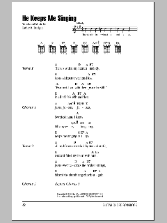 He Keeps Me Singing von Luther B. Bridgers (Download) 