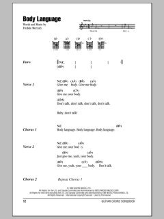 Body Language von Queen (Download) 