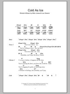 Cold As Ice von Foreigner (Download) 